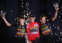 La Vuelta podium 2023