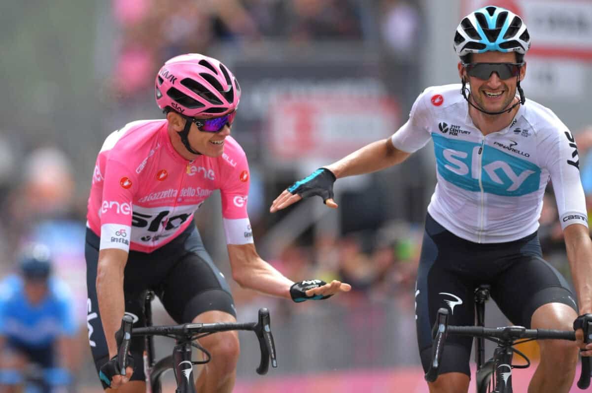 Chris Froome in Wout Poels